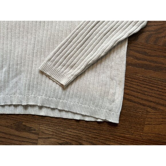 Cream 2 Button Polo J. Ferrar Medium - Picture 5 of 7